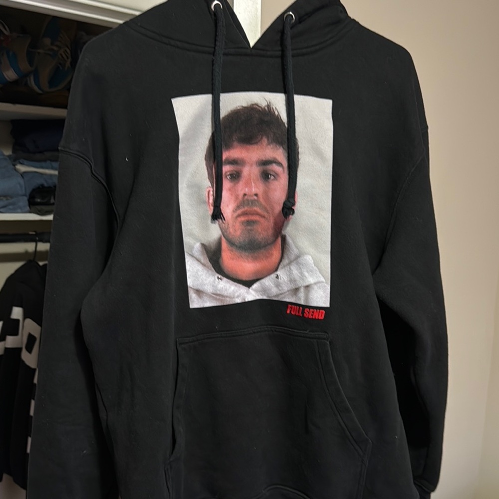 Black Graphic Hoodie